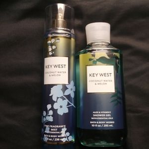 bath and body works key west set